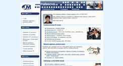 Desktop Screenshot of matesova.cz